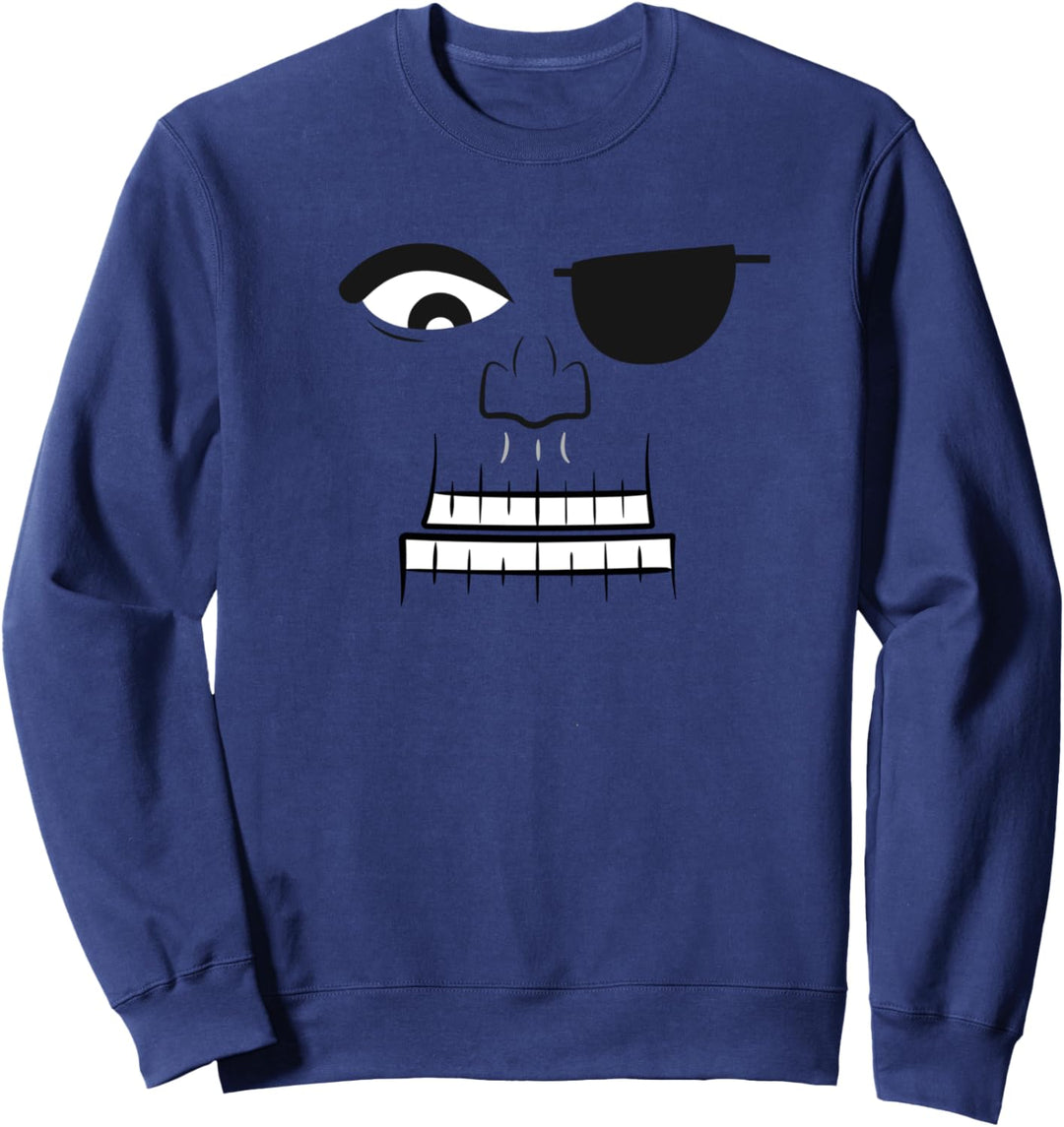 Piratengesicht ein Geschenk für Halloween Sweatshirt