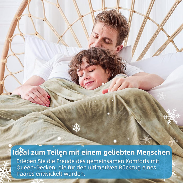 inhand Kühldecke 200 x 220 cm–Selbstkühlende Sommerdecke,Kühldecken zum Schlafen,leichte dünne Kühle