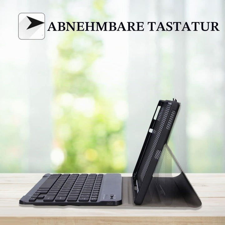 Annadue Tastatur Hülle für Lenovo Tab M10 FHD Plus 10,3 Zoll X606F,Slim Schutzhülle mit Abnehmbarer