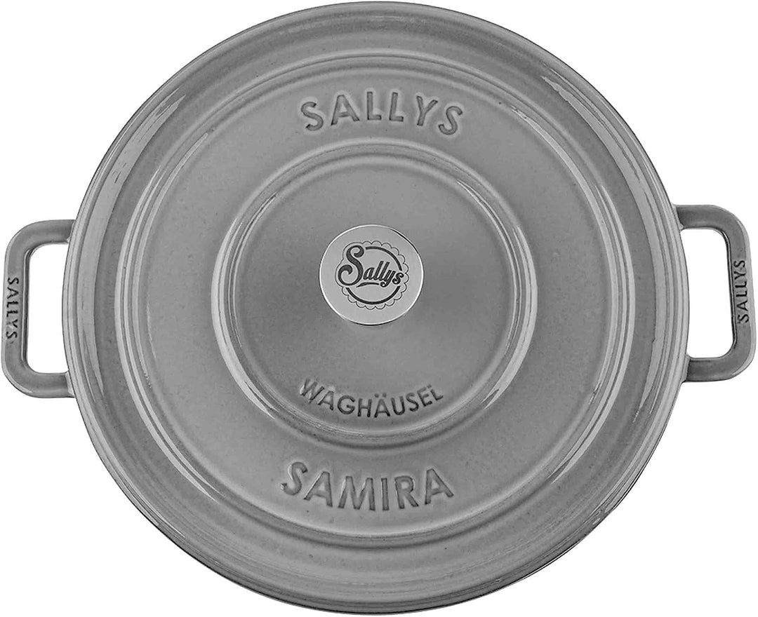 Sallys 'Samira' Deluxe Gusseisentopf - Robustes und Hochwertiges Kochjuwel für Perfektes Garen - für