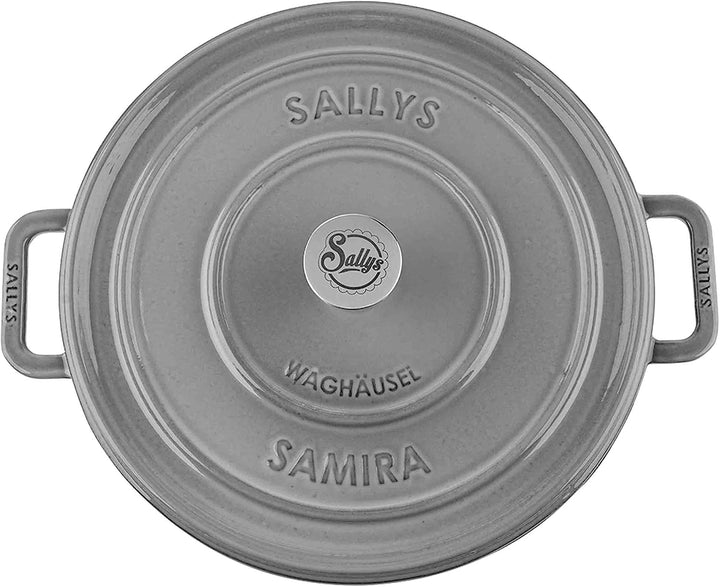 Sallys 'Samira' Deluxe Gusseisentopf - Robustes und Hochwertiges Kochjuwel für Perfektes Garen - für
