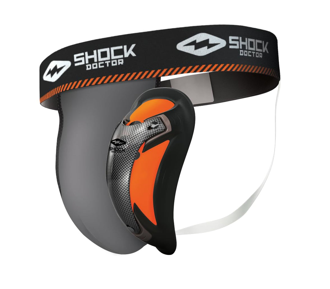 Shock Doctor Suspensorium mit Carbon Flexcup 329 VAS1 VAS2 Grau XXL, Grau XXL