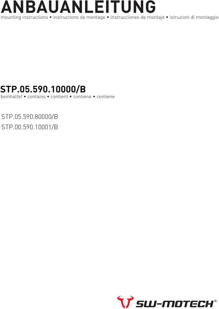 Sturzpad-Kit, schwarz, SFV650 Gladius (2009-) / SV650 ABS (2015-)