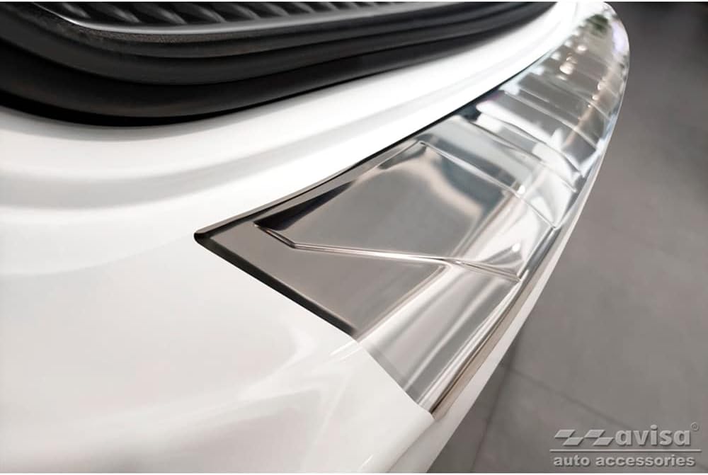 Avisa Edelstahl Heckstossstangenschutz kompatibel mit Mercedes C-Klasse W206 Kombi 2021- 'Ribs'