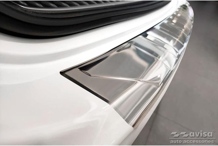 Avisa Edelstahl Heckstossstangenschutz kompatibel mit Mercedes C-Klasse W206 Kombi 2021- 'Ribs'