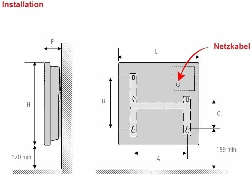 Atlantic F119 Konvektor Heizkörper mit Beinen 500W 1000W 1500W 2000W 2500W (1000W), 1000W