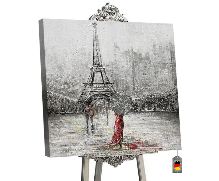 YS-Art Abstrakt Acryl Gemälde auf Leinwand Frankreich handgemalt Wandbild Wohnzimmer modern Wohndeko