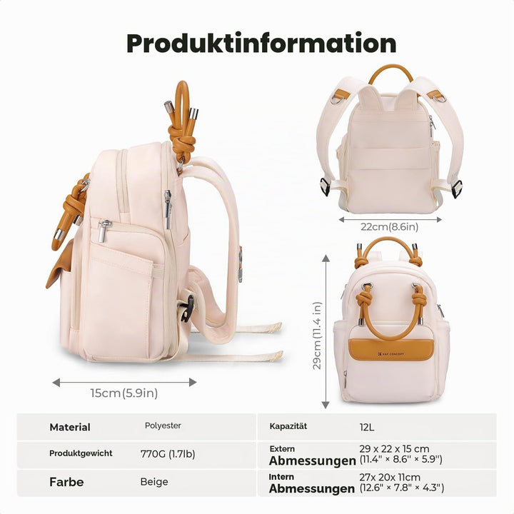 K&amp;F CONCEPT Kamerarucksack, tragbare Kameratasche für den Alltag mit herausnehmbaren Trennwänden für
