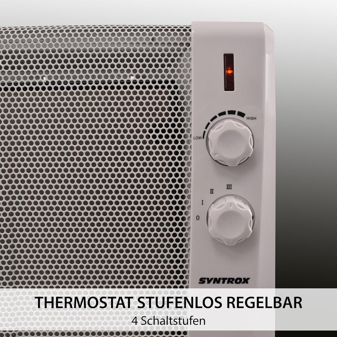 Syntrox Germany 2400W Infrarotheizung Glimpa | Wärmewellenheizung | Infrarotheizer, Effiziente Raumw