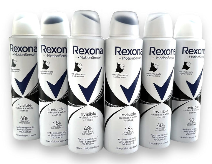 6 x REXONA Women Deospray "Invisible Diamond" - 150 ml