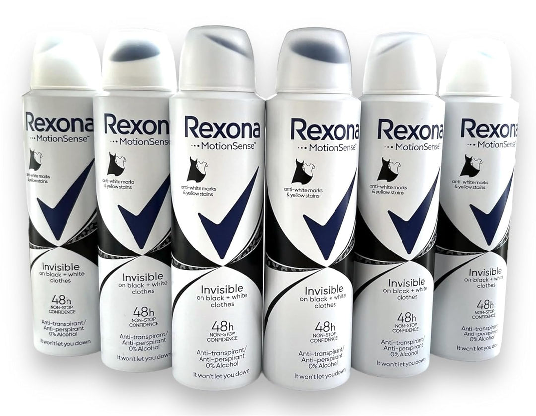 6 x REXONA Women Deospray "Invisible Diamond" - 150 ml