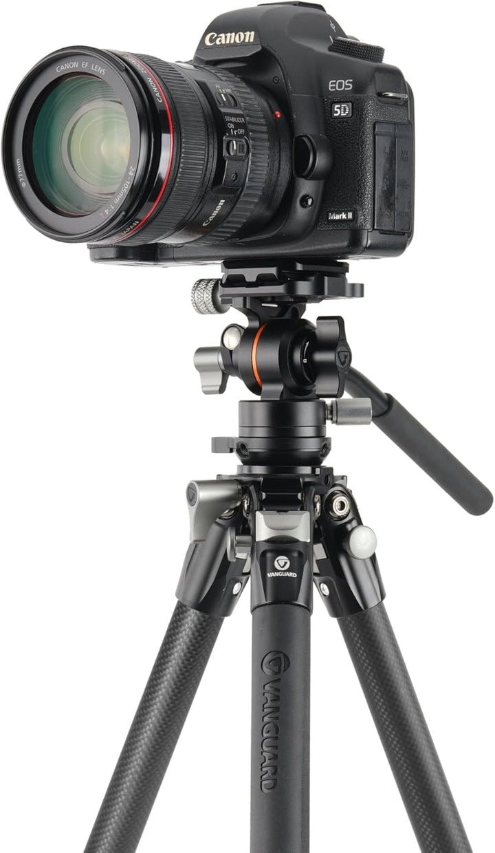 Alta Pro 3VLT 235CV12 - Kompaktes Video-Reise-Stativ aus Carbon mit Nivellierbasis - Traglast 6 kg K