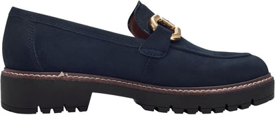 Tamaris Damen Slipper, Frauen Slip On,TOUCHit-Fussbett 37 EU Blau Navy, 37 EU Blau Navy