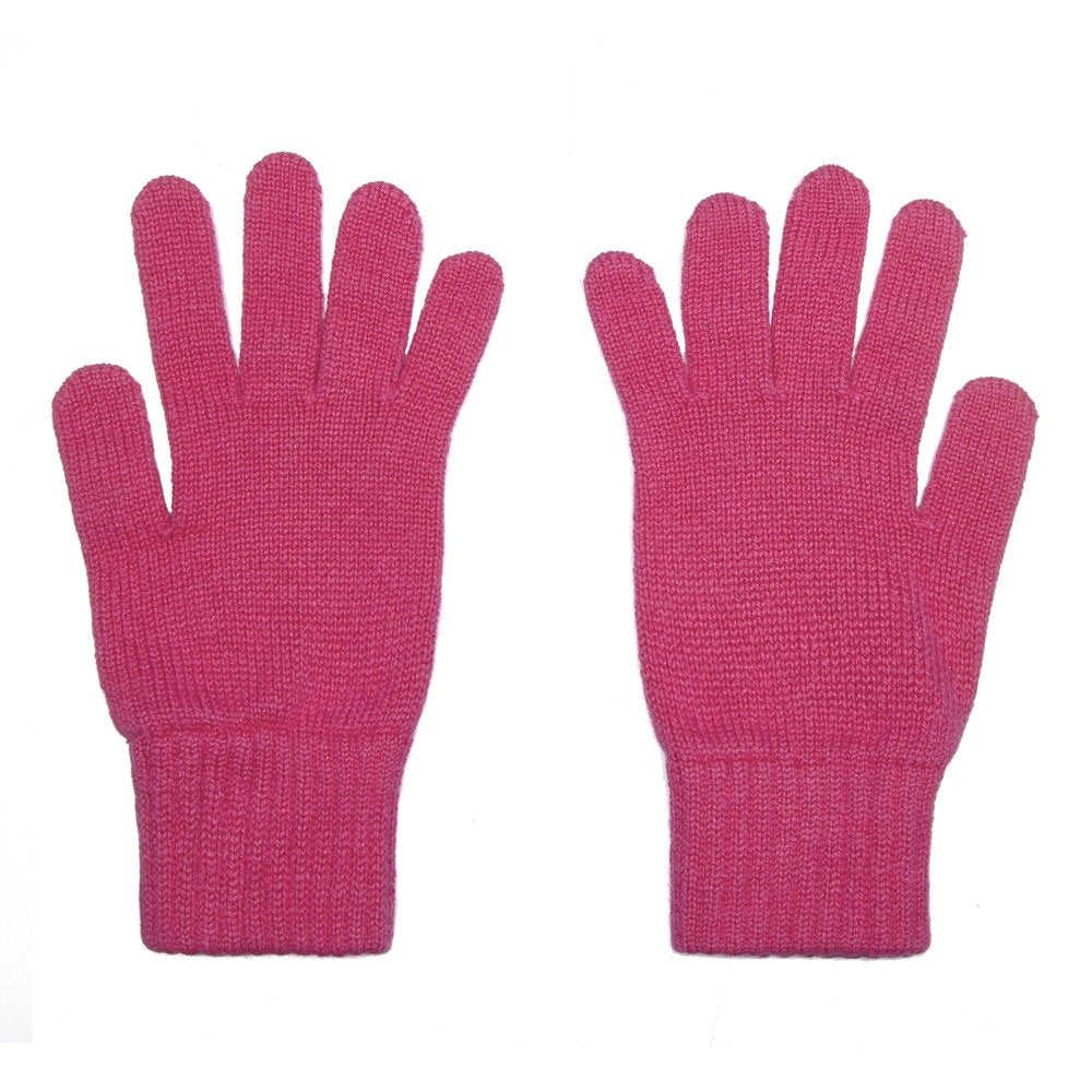 Oxfords Cashmere Damen Handschuhe 100% Kaschmir Infra-rosa, Infra-rosa