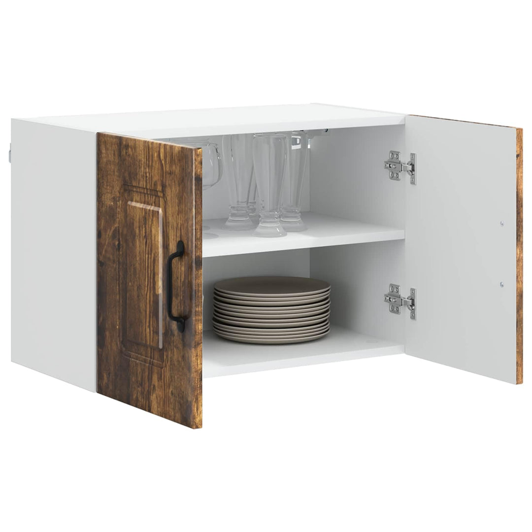 vidaXL Geschirrspülerfront Kalmar Geräucherte Eiche 60 x 31 x 40 cm, Eleganter moderner Küchenregal,