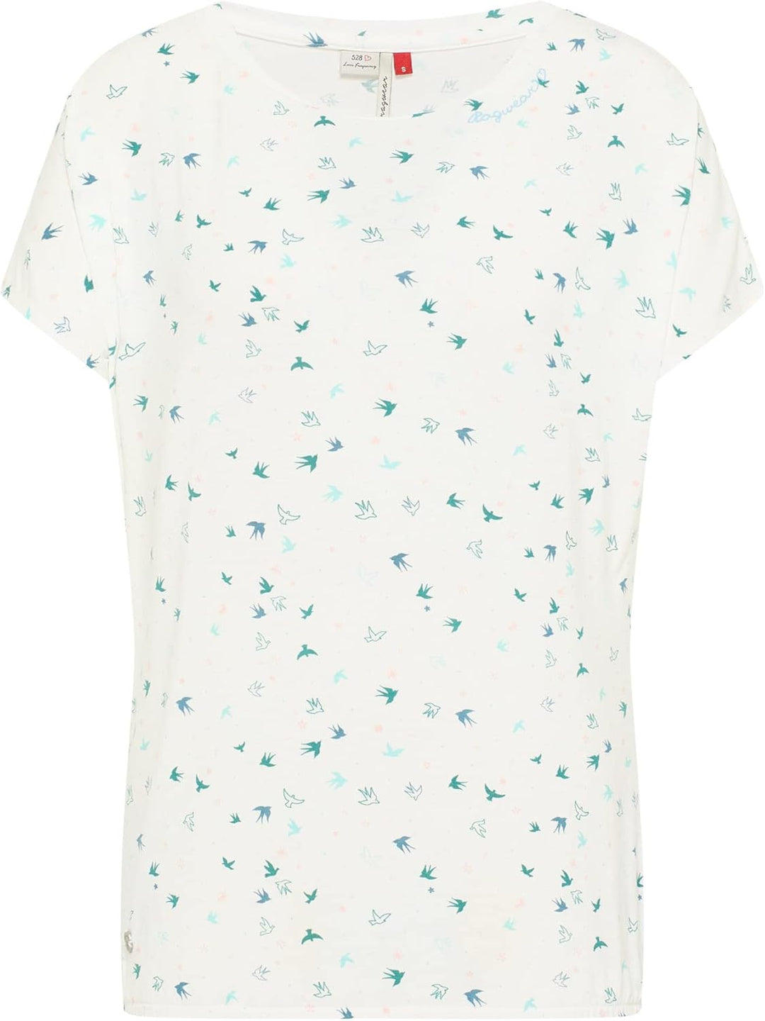 Ragwear PECORI Print Damen Top S Off White, S Off White