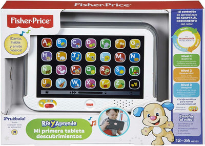 Fisher-Price Lernspass, Lernspielzeug für Kleinkinder, Smart Stages Tablet Computer-Attrappe mit Mus