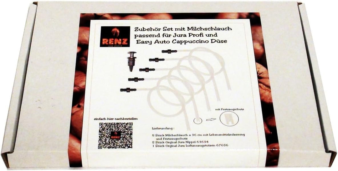 Zubehör Set mit Milchschlauch passend für Jura Profi u Easy Auto Cappuccino Düse