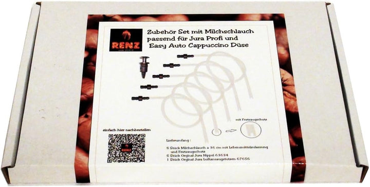 Zubehör Set mit Milchschlauch passend für Jura Profi u Easy Auto Cappuccino Düse