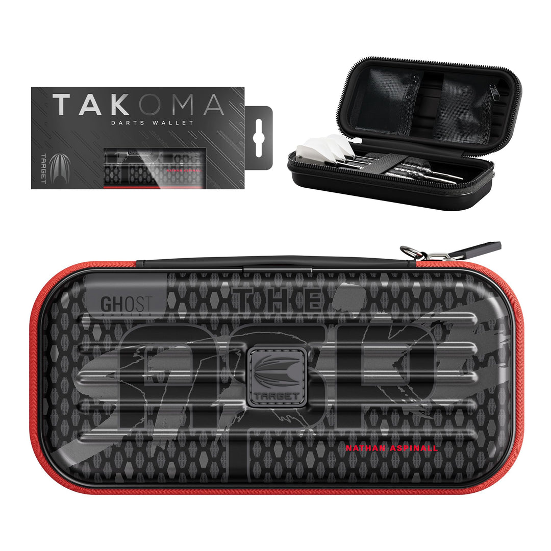 Target Darts Nathan Aspinall Ghost Series Takoma Wallet Regular – Dartkoffer schwarz/weiss | The Asp