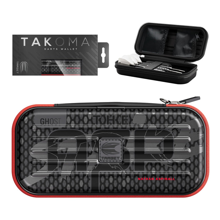 Target Darts Nathan Aspinall Ghost Series Takoma Wallet Regular – Dartkoffer schwarz/weiss | The Asp
