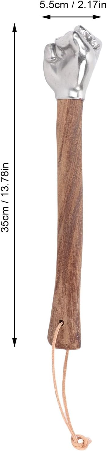 Edelstahl Streitkolben Gehärteter Stahlkopf mit Holzgriff für Bauarbeiten, Gartenprojekte, Haushalts