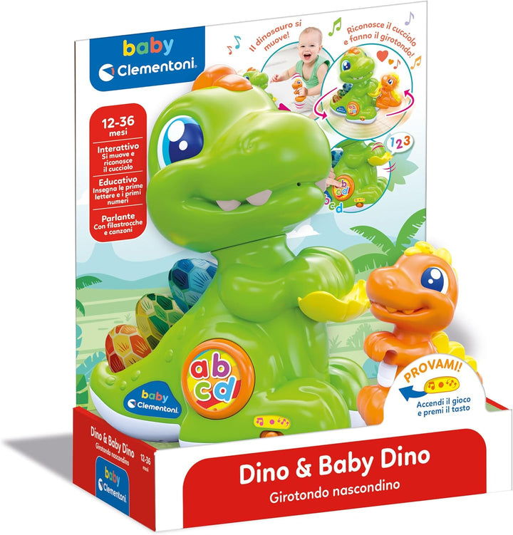 Clementoni Baby Dino-Dinosaurier Welpe, Aktivitätszentrum, interaktives elektronisches Spiel 10 Mona