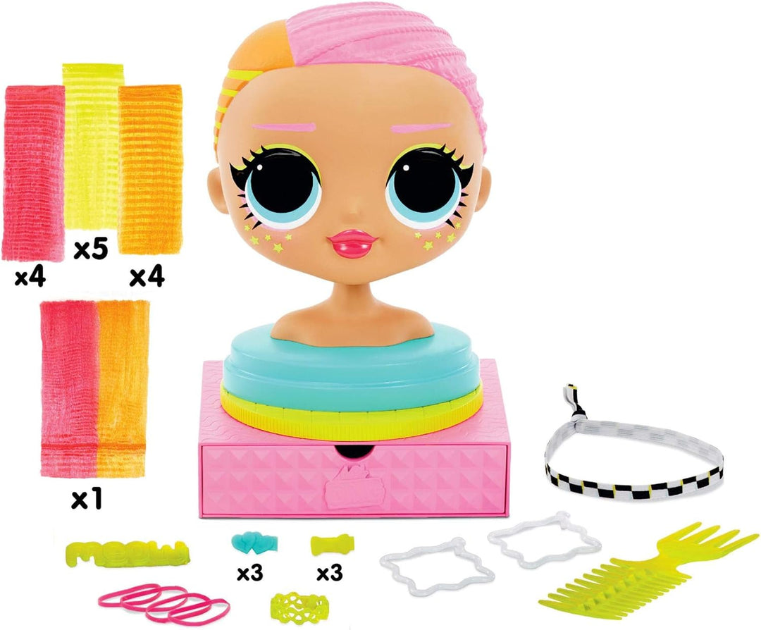 LOL Surprise OMG Stylingkopf mit Aufsteckhaar für endlose Frisuren - 30 Überraschungen & Accessoires