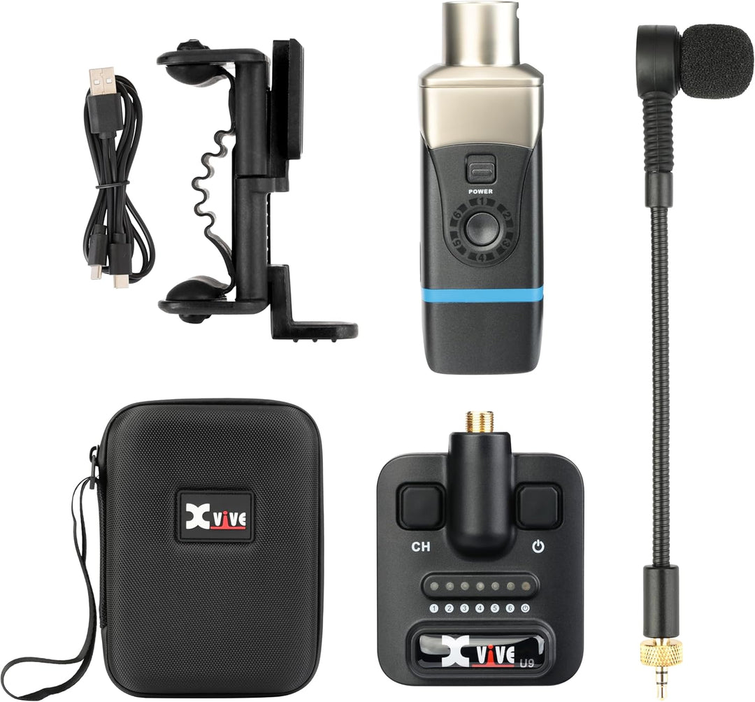 Xvive - U9 Digitales kabelloses Mikrofonsystem für Violinen/Violinen