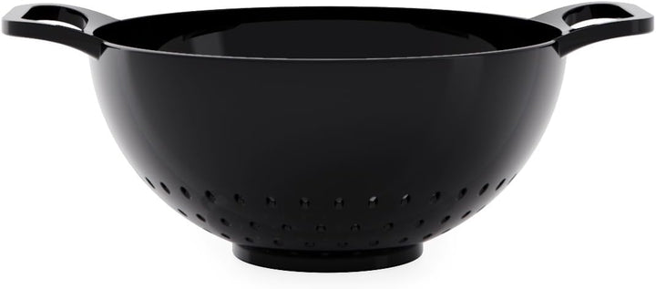 Helm-Sieb, Melamin-Sieb mit glänzender Oberfläche (schwarz, klein) Schwarz Klein, Schwarz Klein