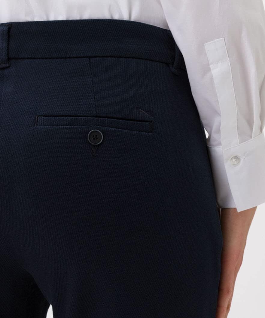 BRAX Damen Style Maron Chino Uni Hose 38W / 30L Marine, 38W / 30L Marine
