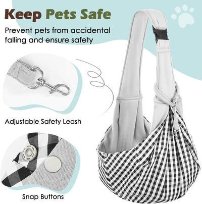 Pawaboo Hundetragetasche, Tragbare Haustier Hundetasche mit Verstellbare Schultergurt,Outdoor Reise