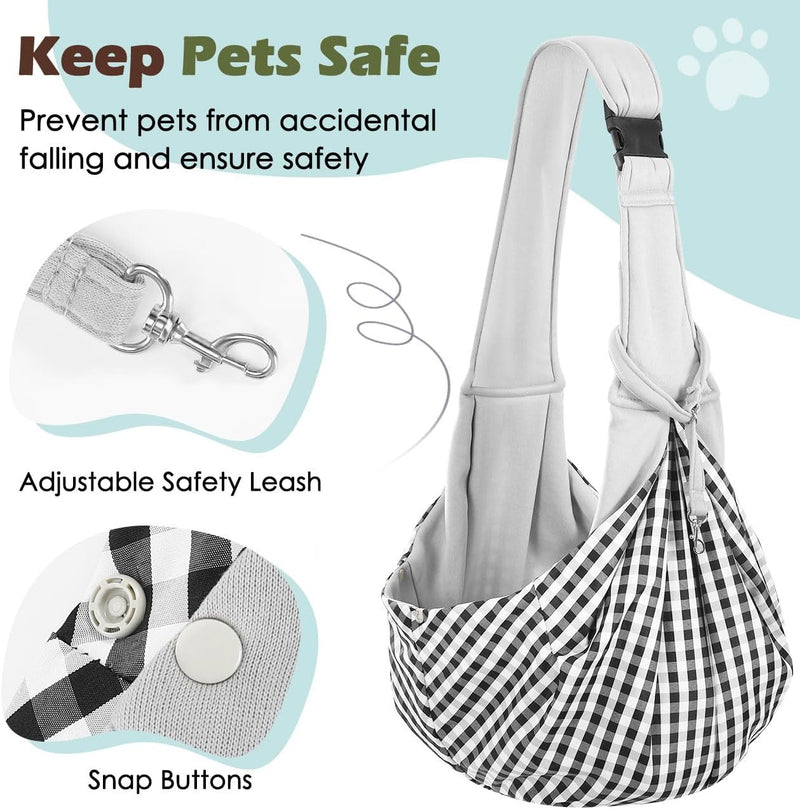 Pawaboo Hundetragetasche, Tragbare Haustier Hundetasche mit Verstellbare Schultergurt,Outdoor Reise