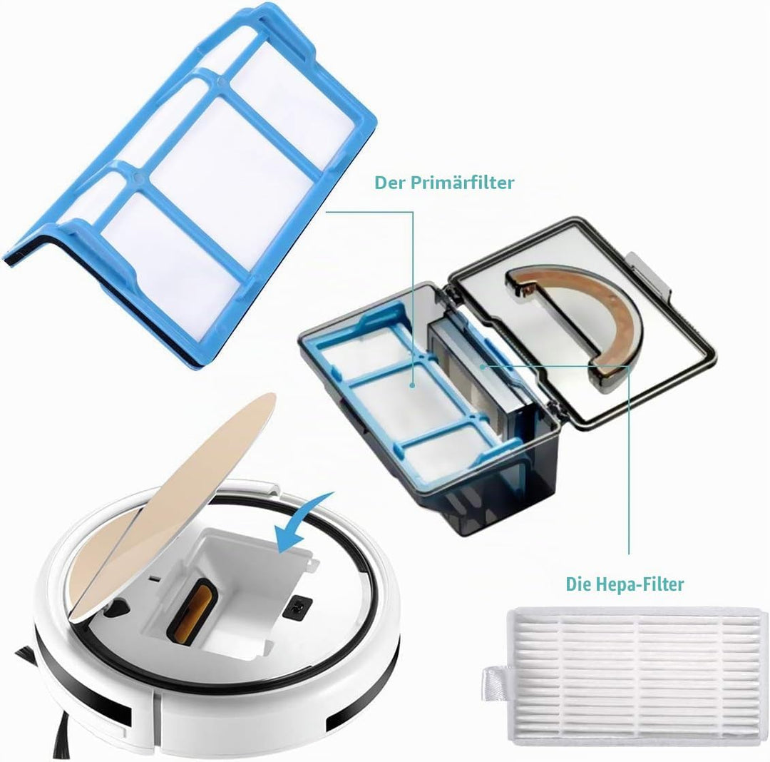 KEEPOW Ersatzteile Zubehör Kompatibel mit ILIFE V3 V3s V5 V5s V5s pro Saugroboter, Packung mit 1 Pri