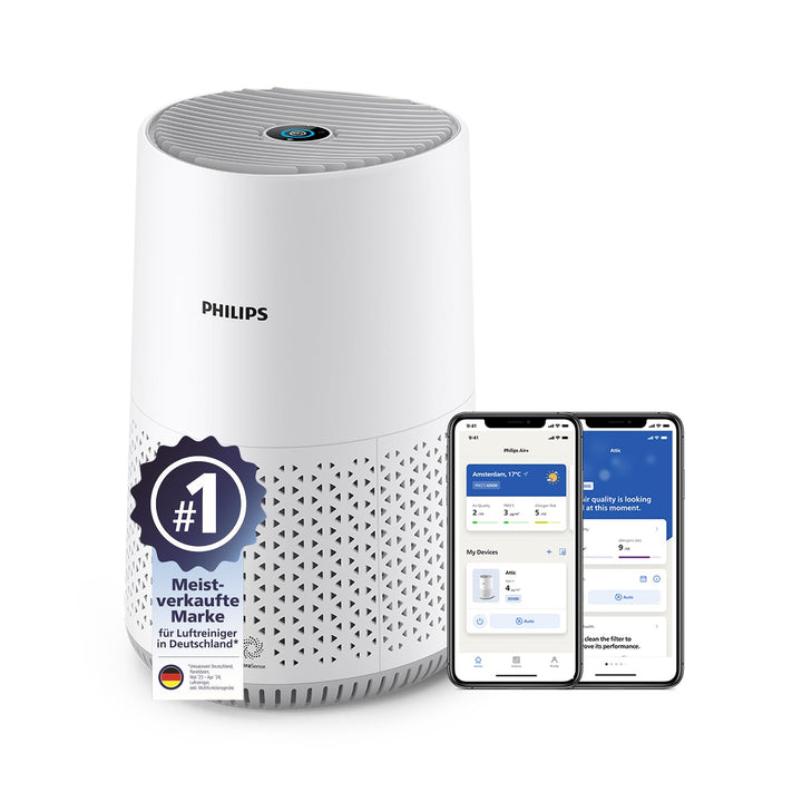 Philips Luftreiniger 600-Serie, energieeffizient mit Smart Sensor, Für Allergiker, HEPA-Filter entfe