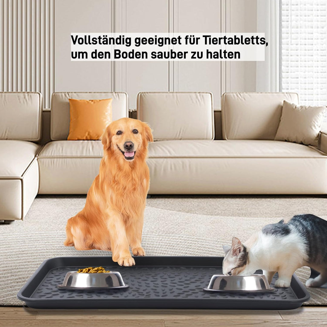 Schuhwanne - Grosse Schuhabtropfschale für Schuhregal Outdoor, Auffangwanne aus Kunststoff, Abtropfs