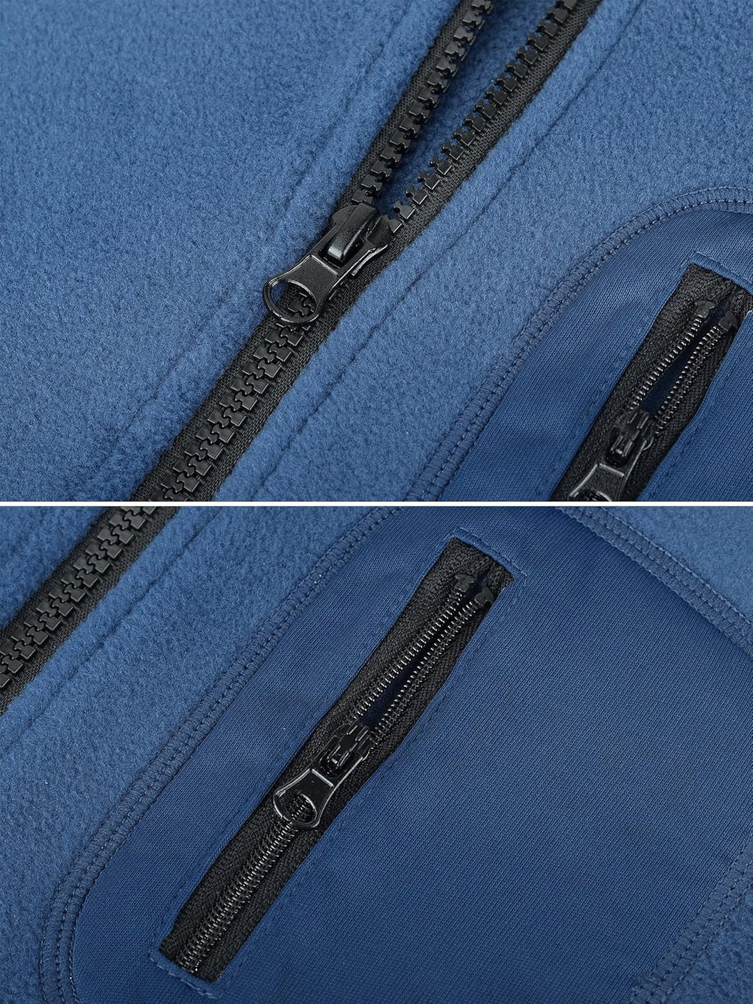 Kleinkind Kinder Fleeceweste Stehkragen Ärmellose Jacke Polar Fleece Reissverschluss Weste Solide El