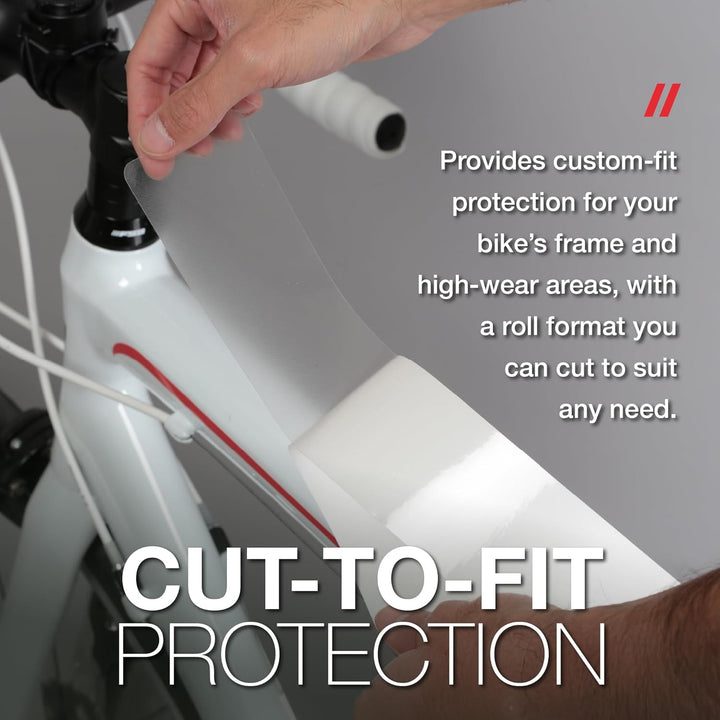 ZEFAL Skin Armor Roll 3m Protection Cadre Velo Cyclisme, Incolore-Finition Brillant Rolle 3M, Rolle