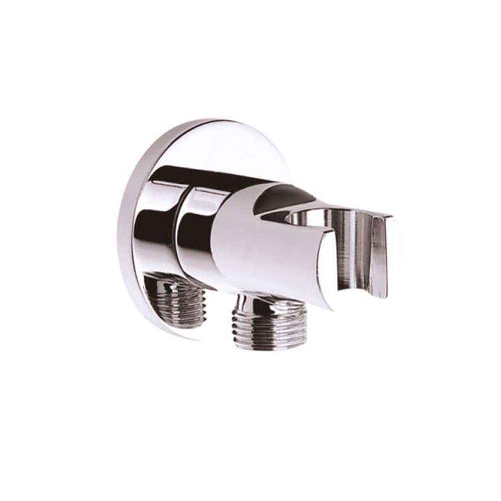 Wandanschlussbogen mit Brausehalter und Schlauchanschluss 1/2" x 1/2"