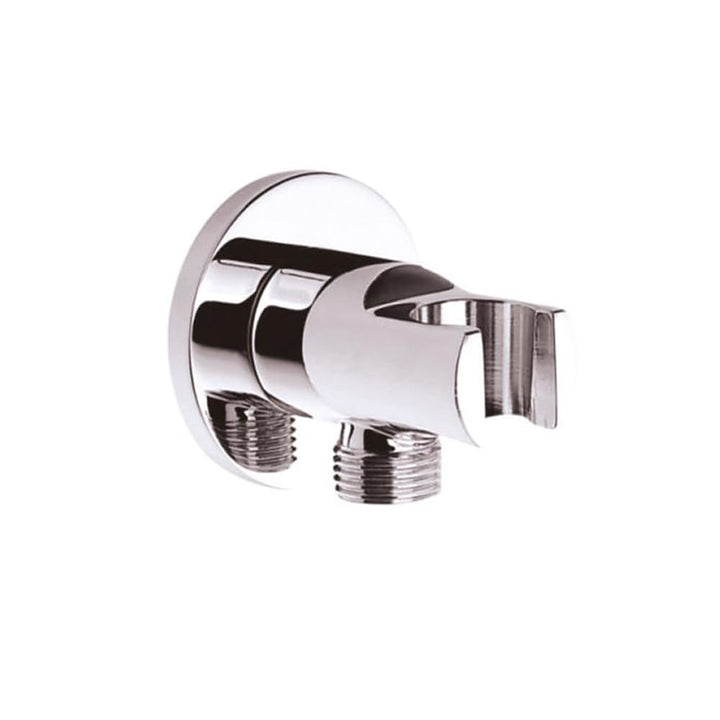 Wandanschlussbogen mit Brausehalter und Schlauchanschluss 1/2" x 1/2"