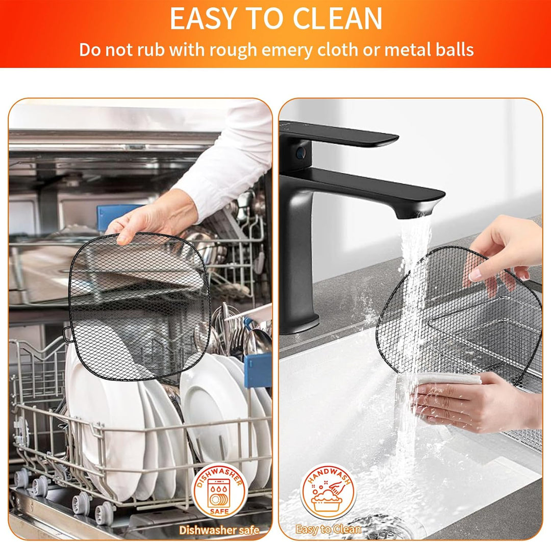 Air Fryer Zubehör für Philips, 18,3 cm quadratische Abtropfschale für Philips HD9741 3QT Tray Rack k