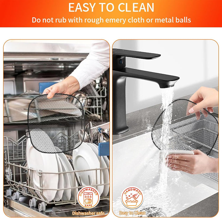 Air Fryer Zubehör für Philips, 18,3 cm quadratische Abtropfschale für Philips HD9741 3QT Tray Rack k