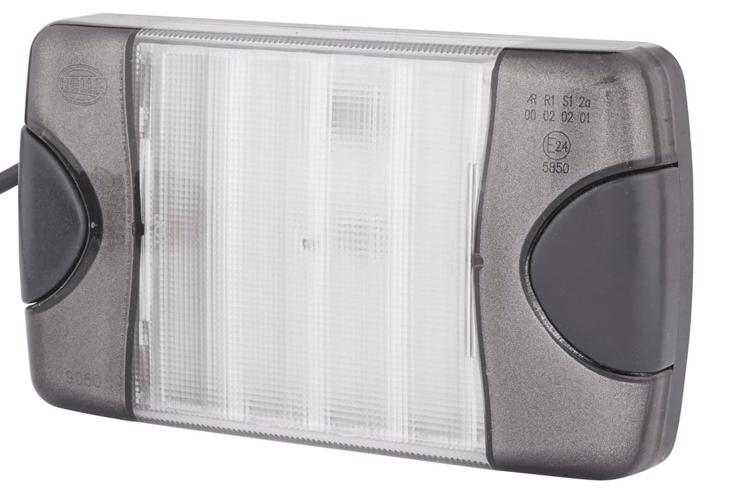 HELLA - Heckleuchte - DuraLED - LED - 12/24V - Anbau/geschraubt - Lichtscheibenfarbe: weiss - Kabel: