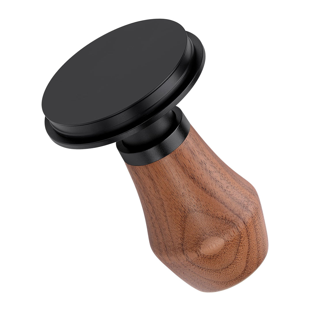 Normcore 58 mm federbelasteter Kaffeestampfer V4.1 mit Klick-Feedback, Titan-PVD-Flachboden, selbstn