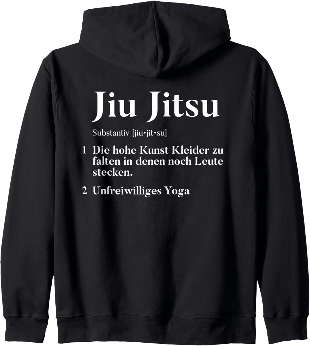 Jiu Jitsu | Kunst Kleider Zu Falten In Denen Leute Stecken | Kapuzenjacke