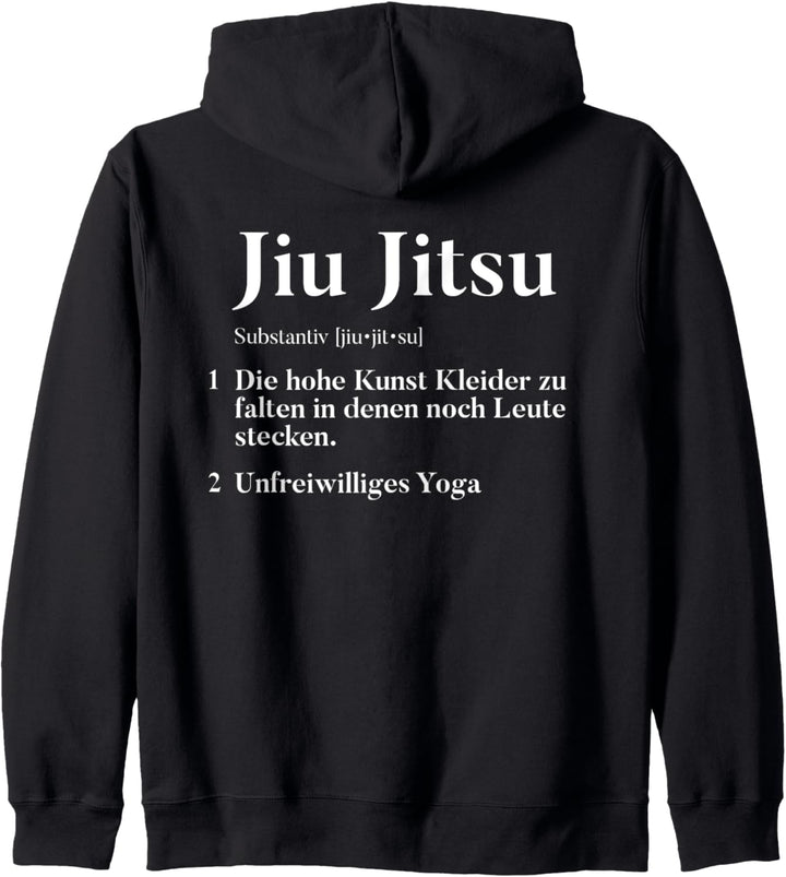 Jiu Jitsu | Kunst Kleider Zu Falten In Denen Leute Stecken | Kapuzenjacke