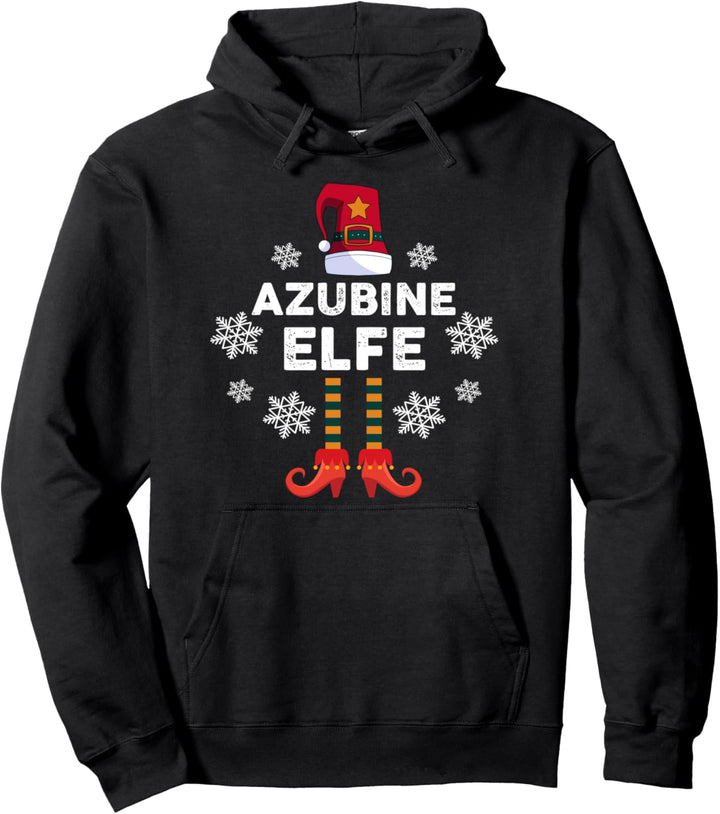 Azubine Elfe Familien Weihnachts Outfit Weihnachtself Pullover Hoodie