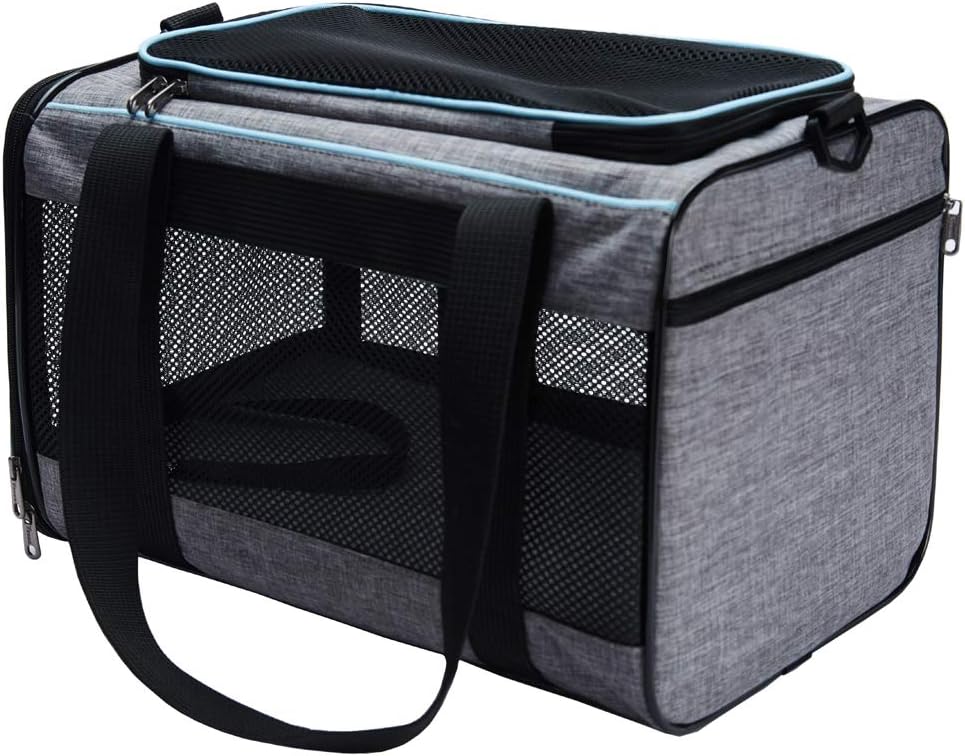 Vceoa 48,3 x 30,5 x 30,5 cm Katze, Hundetrage für Haustiere bis zu 10 kg, weiche Katzentasche, Tier-