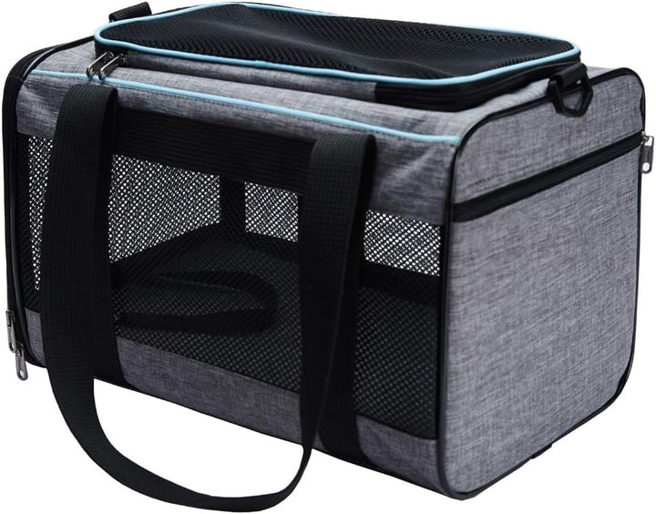 Vceoa 48,3 x 30,5 x 30,5 cm Katze, Hundetrage für Haustiere bis zu 10 kg, weiche Katzentasche, Tier-