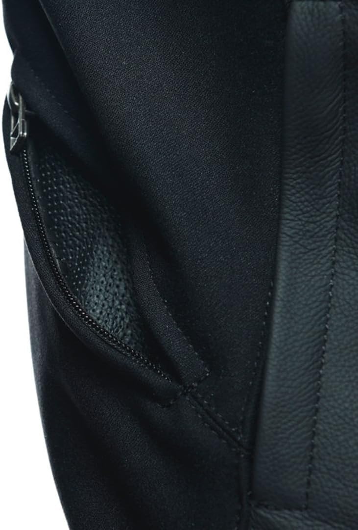 Dainese Kombijacke Lederkombi Motorradjacke m. Protektoren Sportiva Lederkombijacke schwarz 52, Herr